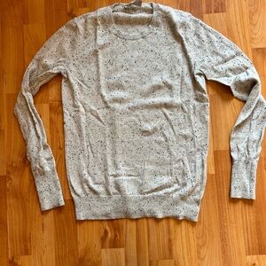 Everlane cashmere crew, marled grey, S